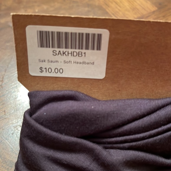 NWT Sak Saul black soft headband - Picture 5 of 5